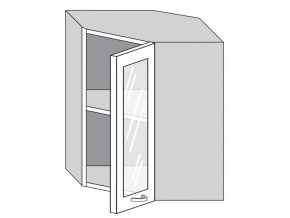 1.60.3у Шкаф настенный (h=720) угловой на 600мм со стекл. дверцей в Дегтярске - degtyarsk.magazin-mebel74.ru | фото