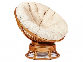 Кресло-качалка Papasan w 23/01 B с подушкой Cognac, ткань Старт в Дегтярске - degtyarsk.magazin-mebel74.ru | фото