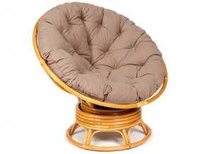 Кресло-качалка Papasan w 23/01 B с подушкой Honey, экошерсть Коричневый в Дегтярске - degtyarsk.magazin-mebel74.ru | фото