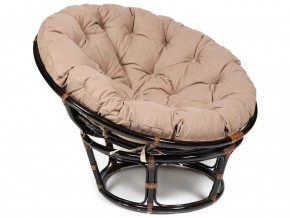 Кресло Papasan 23/01 W с подушкой Antique brown, экошерсть Коричневый в Дегтярске - degtyarsk.magazin-mebel74.ru | фото