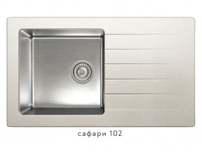 Мойка комбинированная Tolero twist TTS-860 Сафари 102 в Дегтярске - degtyarsk.magazin-mebel74.ru | фото