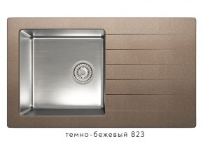 Мойка комбинированная Tolero twist TTS-860 Темно-бежевый 82 в Дегтярске - degtyarsk.magazin-mebel74.ru | фото