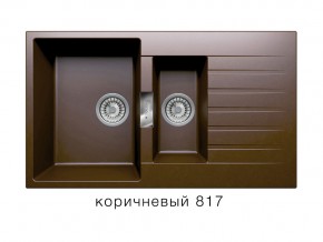 Мойка кварцевая Tolero Loft TL-860 Коричневый 817 в Дегтярске - degtyarsk.magazin-mebel74.ru | фото