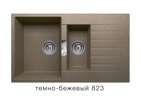 Мойка кварцевая Tolero Loft TL-860 Темно-бежевый 823 в Дегтярске - degtyarsk.magazin-mebel74.ru | фото