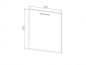 П 60 Комплект для посудомоечной машины 600 мм (цоколь + фасад) ЛДСП в Дегтярске - degtyarsk.magazin-mebel74.ru | фото