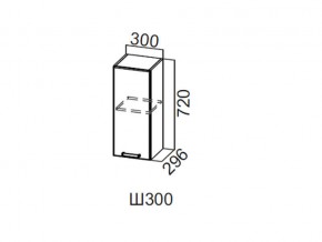 Ш300/720 Шкаф навесной 300/720 в Дегтярске - degtyarsk.magazin-mebel74.ru | фото